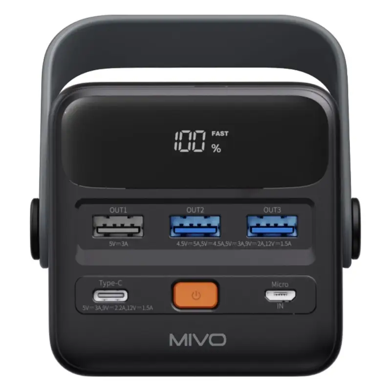 Внешний аккумулятор Powerbank MIVO MB-500Q 50000mAh