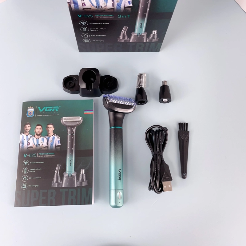 Триммер для стрижки волос Набор 3в1 VGR V-625 Триммер для стрижки волос Набор 3в1 VGR V-625