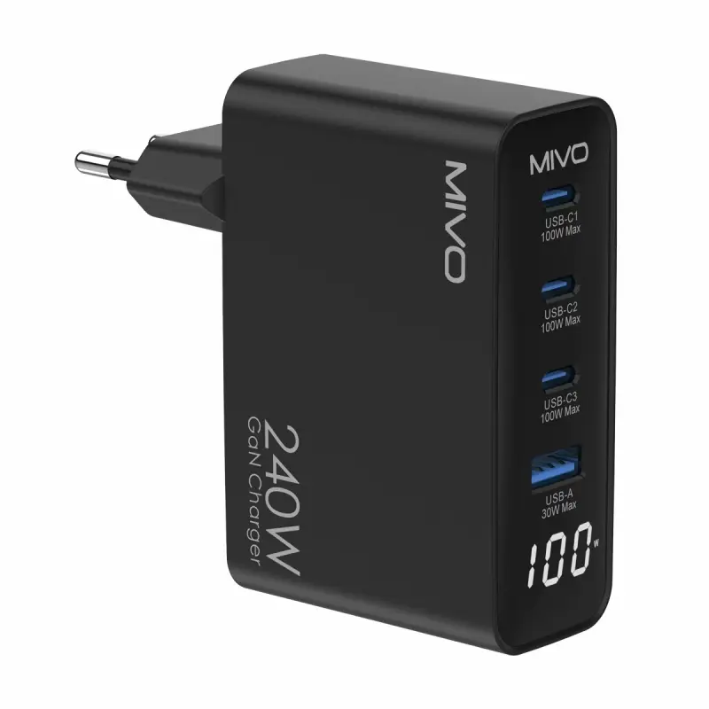Сетевое зарядное устройство 240w MIVO MP-460Q 240w