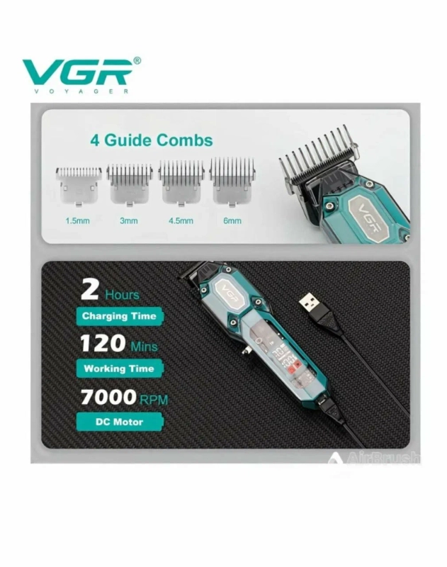 Триммер для стрижки волос VGR V-900 Черный Триммер для стрижки волос VGR V-900 Черный