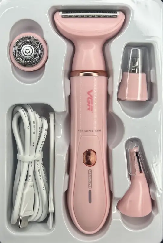 Эпилятор Набор 4в1 VGR V-761 Розовый