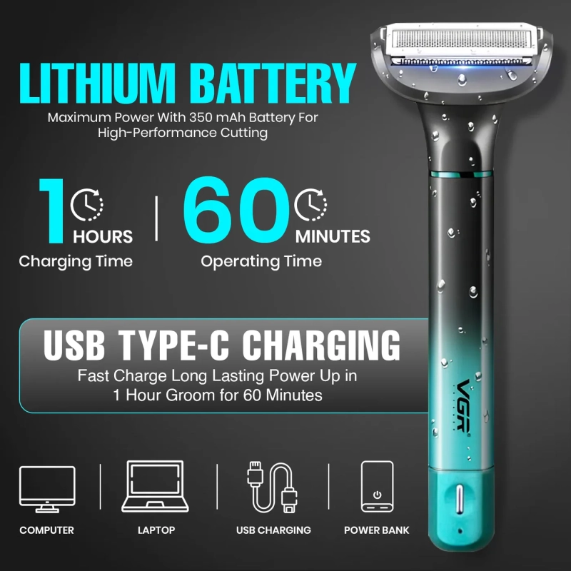 Триммер для стрижки волос Набор 3в1 VGR V-625 Триммер для стрижки волос Набор 3в1 VGR V-625