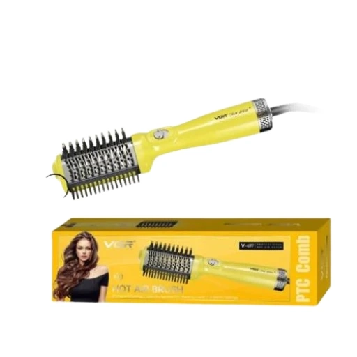 Расческа Щетка Фен VGR V-497 Оранжевая