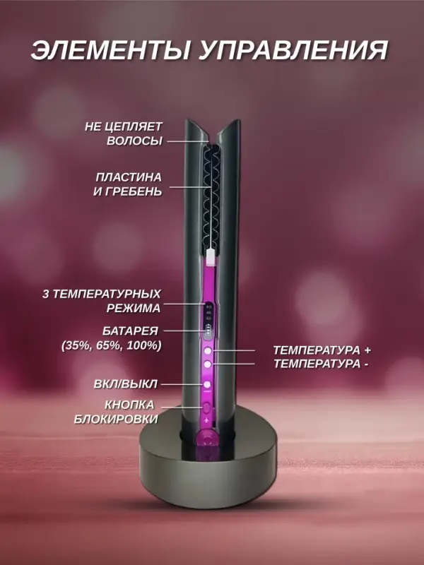 Плойка Выпрямитель Prytech Wireless