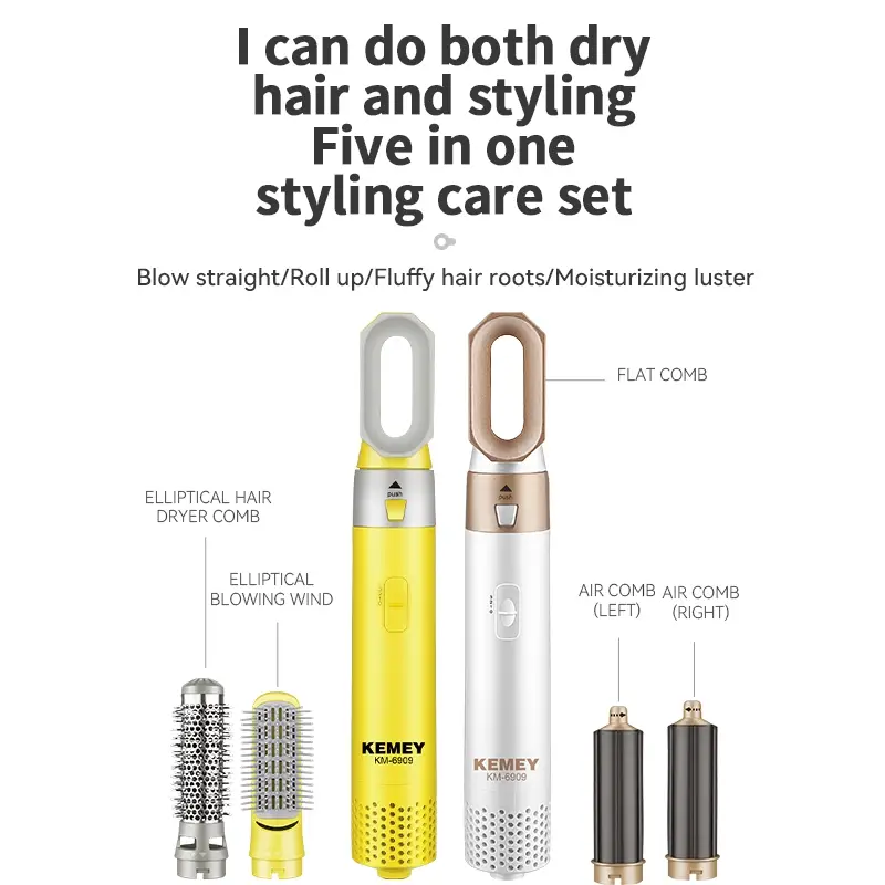 Стайлер 5в1 KEMEY KM-6909