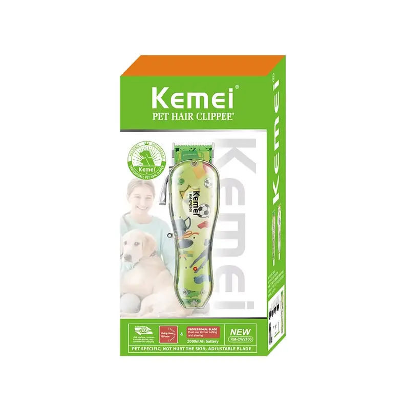 Машинка для стрижки животных Kemei KM-CW2100