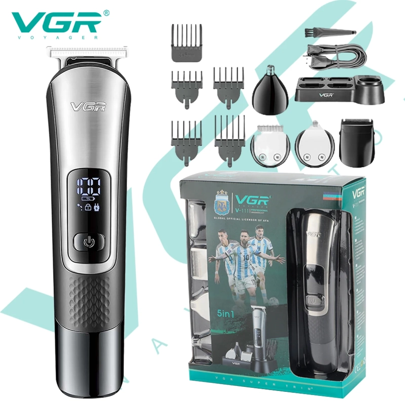 Набор для стрижки волос 5в1 VGR V-111 Набор для стрижки волос 5в1 VGR V-111