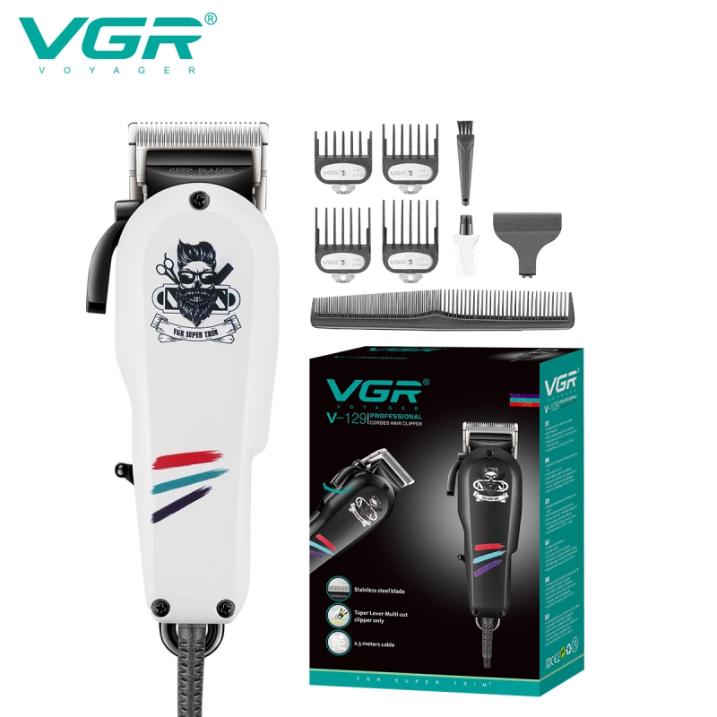 Машинка для стрижки волос VGR V-129 Белая