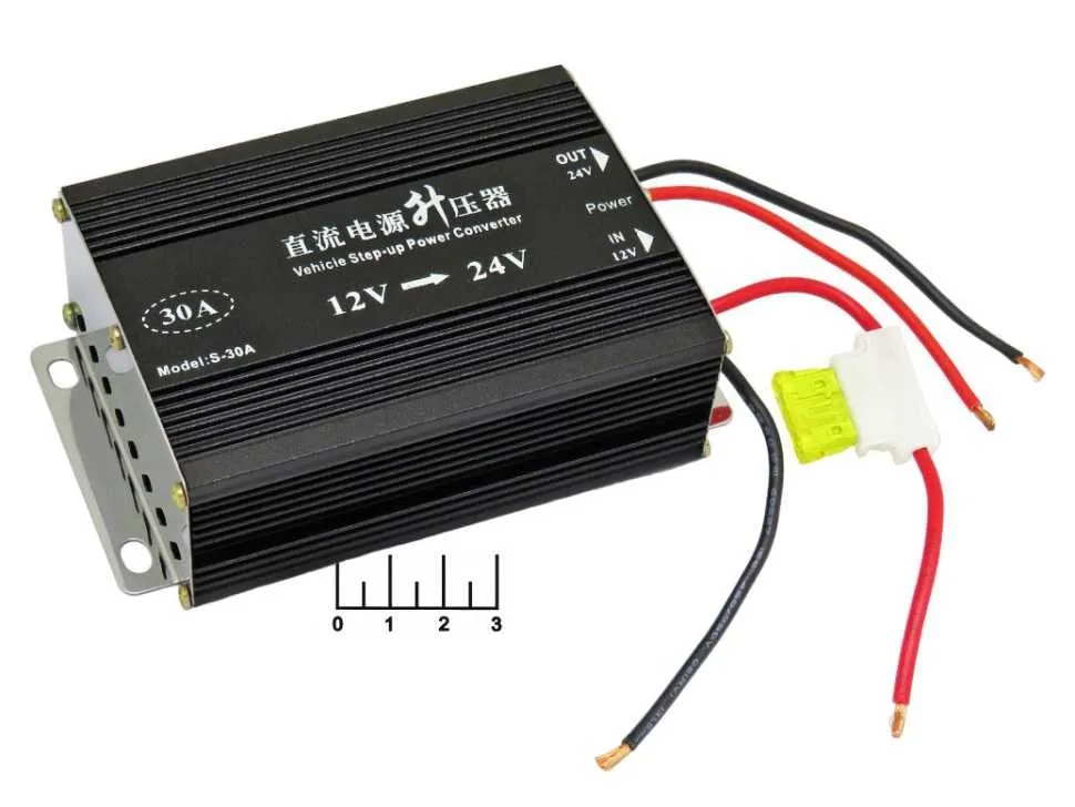 Преобразователь напряжения Инвертор 30A 12V-24V