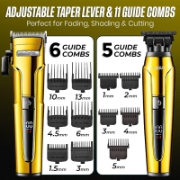 Набор для стрижки волос 3в1 VGR V-694 Желтый Набор для стрижки волос 3в1 VGR V-694 Желтый