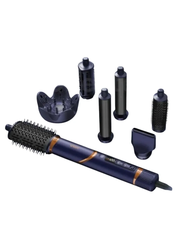 Премиальный набор для укладки волос 7в1 VGR V-477 Фиолетовый