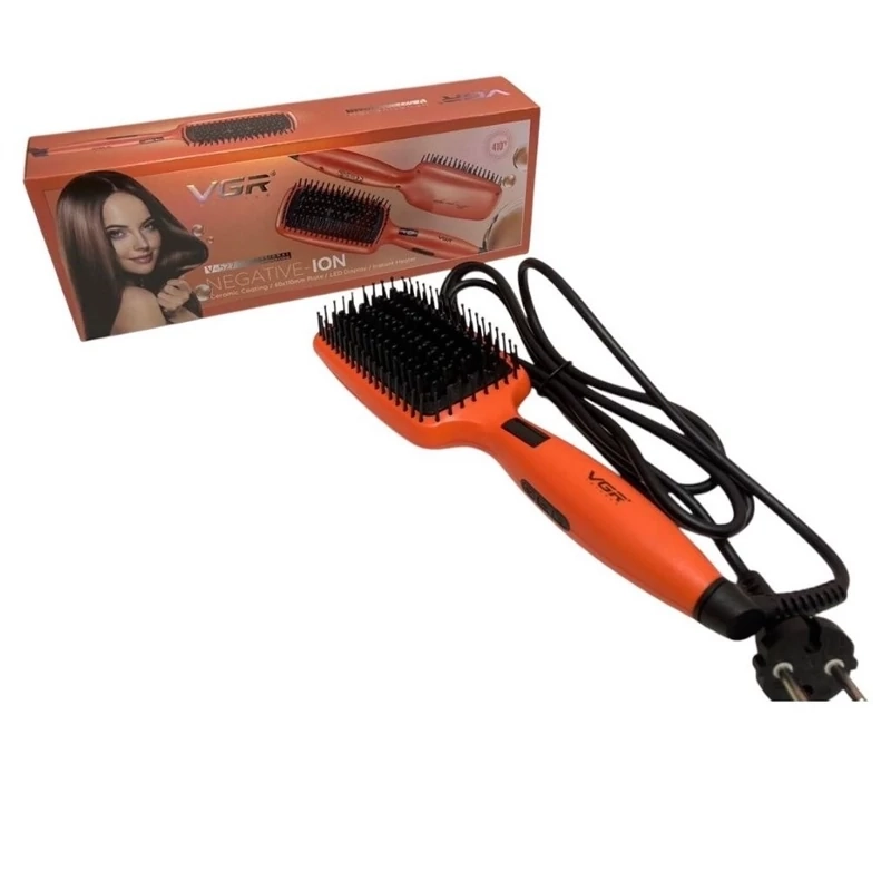 Расческа Щетка Фен VGR V-527 Оранжевая