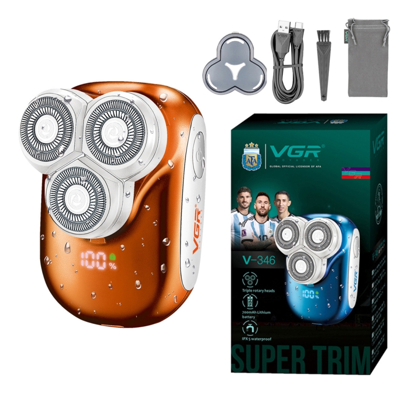 Электрическая бритва VGR V-346 Оранжевая Электрическая бритва VGR V-346 Оранжевая
