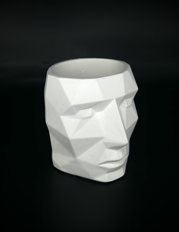 Кашпо Органайзер Геометрическая голова Кашпо Органайзер Геометрическая голова