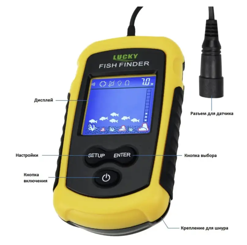 Эхолот для рыбалки проводной LUCKY FFC1108-1