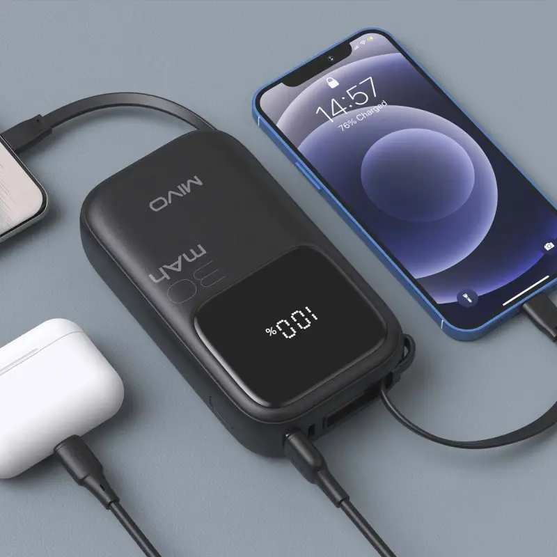 Внешний аккумулятор Powerbank MIVO MB-301Q 30000mAh