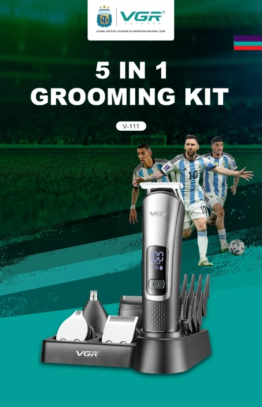 Набор для стрижки волос 5в1 VGR V-111 Набор для стрижки волос 5в1 VGR V-111