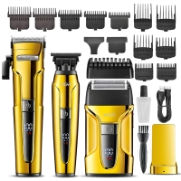 Набор для стрижки волос 3в1 VGR V-694 Желтый Набор для стрижки волос 3в1 VGR V-694 Желтый