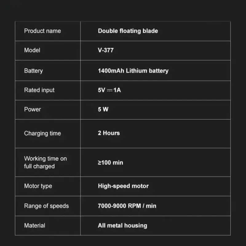 Набор для стрижки волос 2в1 VGR V-977 & V-377 Черный