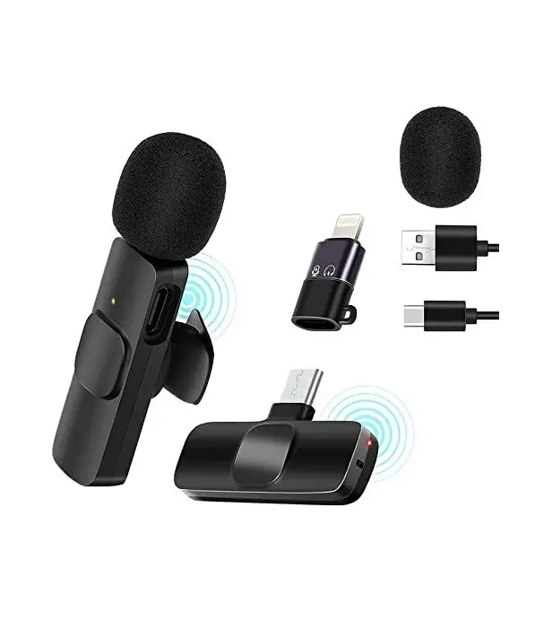 Микрофон петличный К8 2в1 Lightning & Type-C