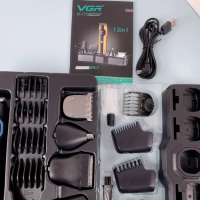 Набор для стрижки волос 13в1 VGR V-173 Синий