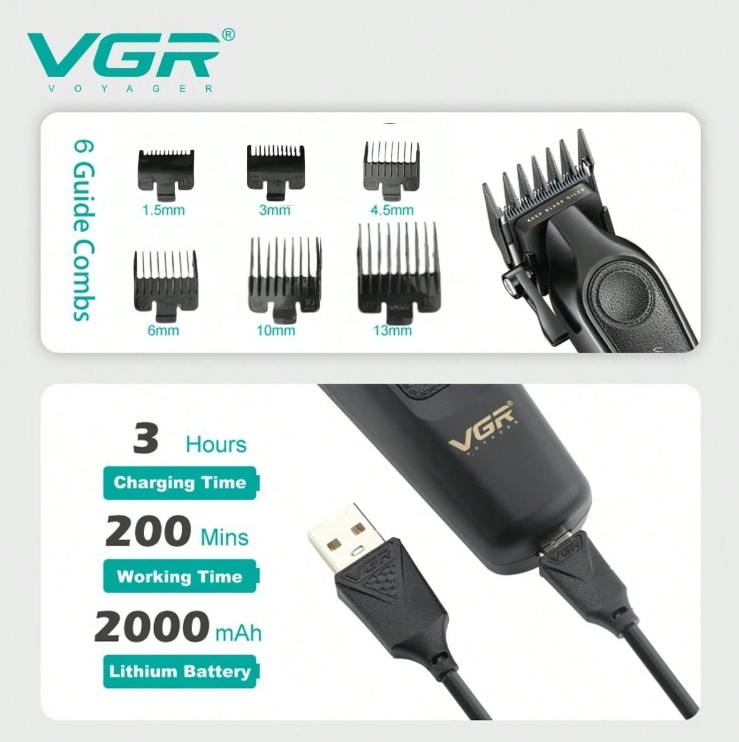 Машинка для стрижки волос VGR V-197