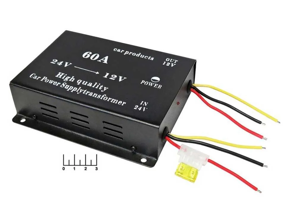 Преобразователь напряжения Инвертор 60A 24V-12V