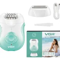 Эпилятор 2в1 VGR V-727 Зеленый