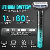 Триммер для стрижки волос Набор 3в1 VGR V-625