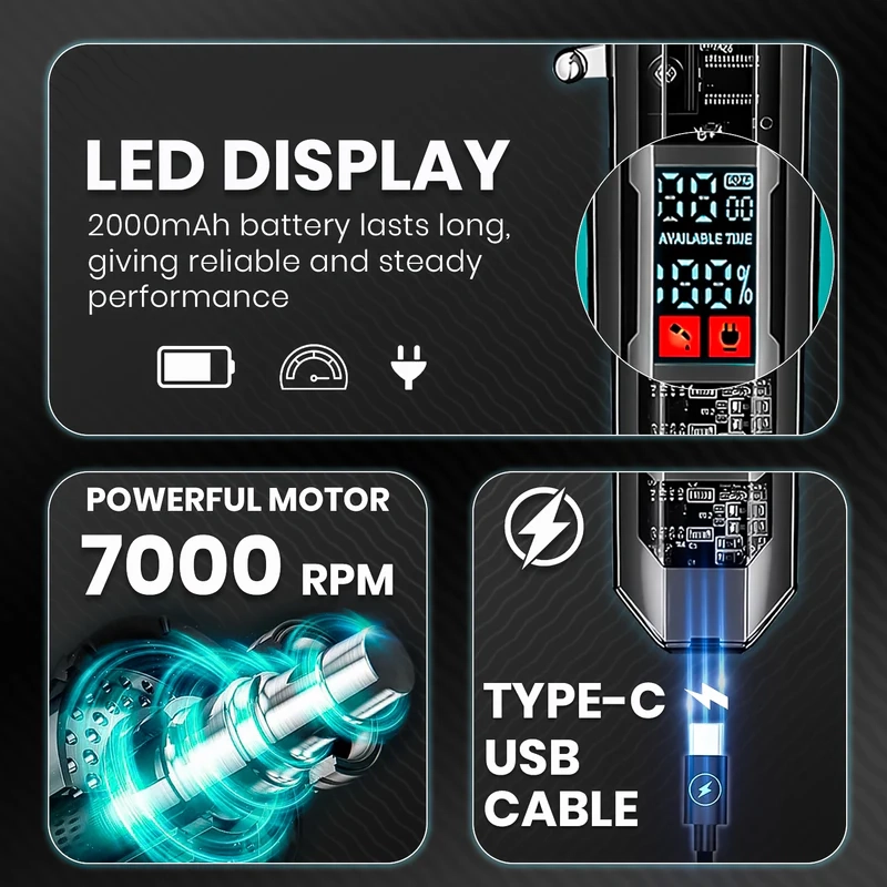 Триммер для стрижки волос VGR V-900 Черный Триммер для стрижки волос VGR V-900 Черный