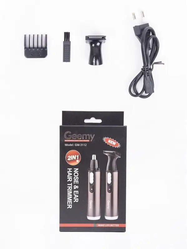 Триммер для стрижки волос 2в1 Geemy GM-3112