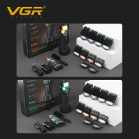 Машинка для стрижки волос VGR V-885C Зеленая