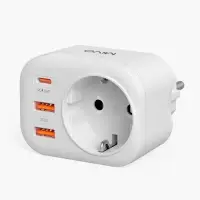 Розетка с USB портом MIVO MC-103