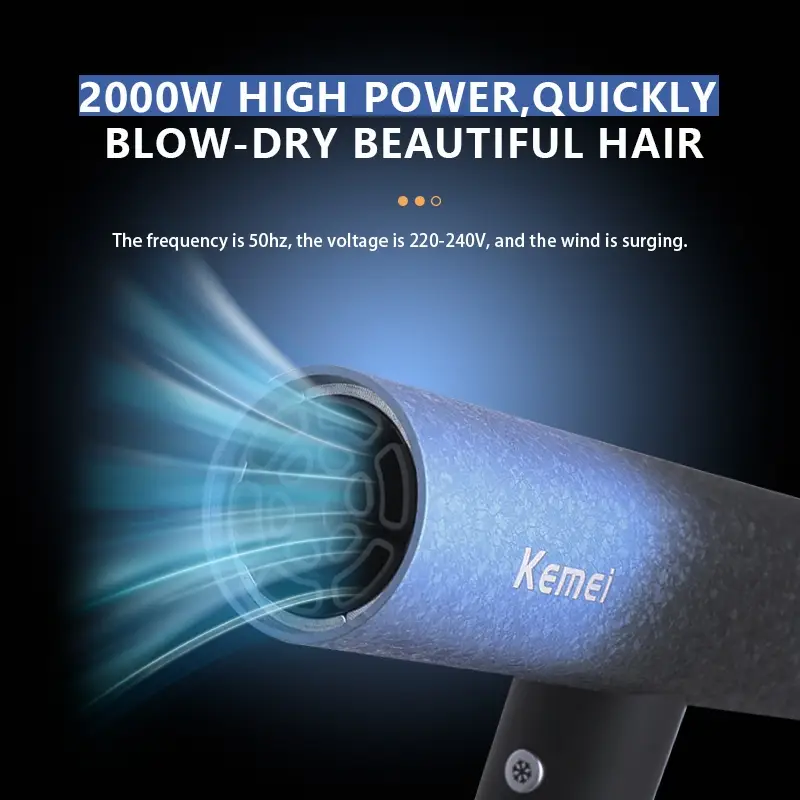 Фен для волос KEMEY KM-6907