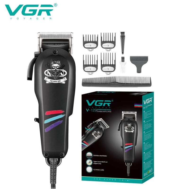 Машинка для стрижки волос VGR V-129 Черная