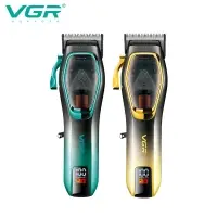 Машинка для стрижки волос VGR V-674 Зеленая