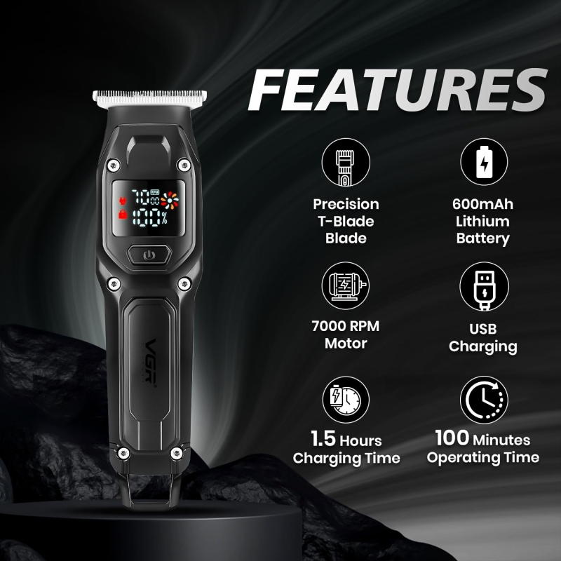 Триммер для стрижки волос VGR V-964 Черный Триммер для стрижки волос VGR V-964 Черный