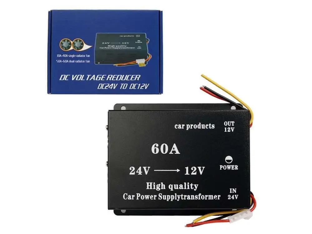 Преобразователь напряжения Инвертор 60A 24V-12V