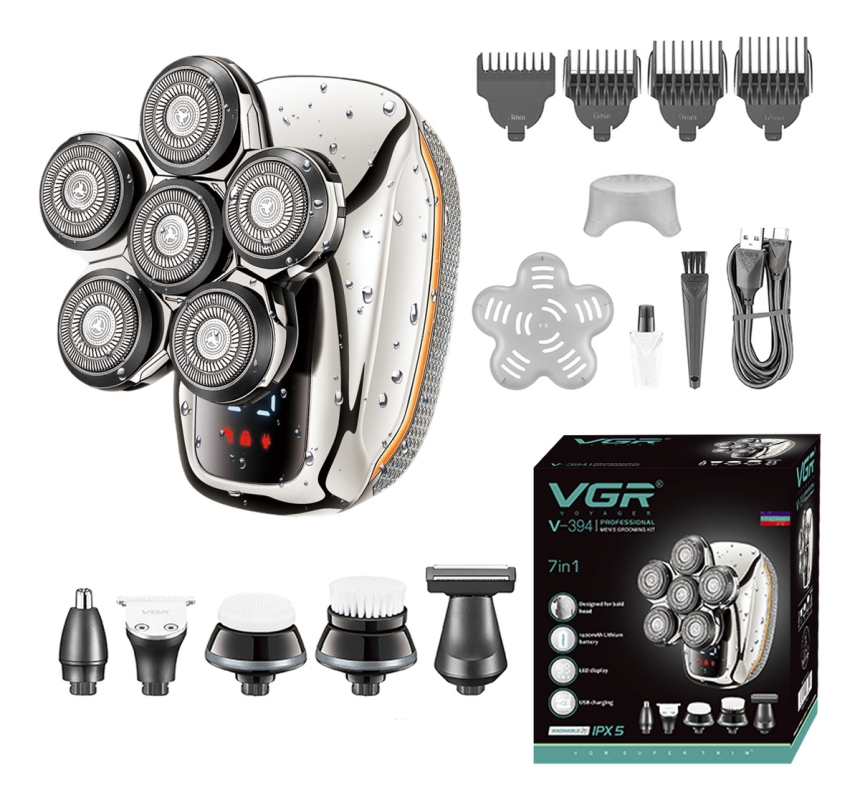Набор для стрижки волос 7в1 VGR V-394 Набор для стрижки волос 7в1 VGR V-394