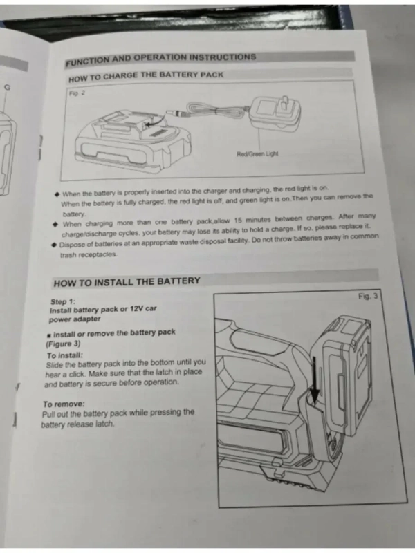 Воздушный компрессор беспроводной YD-939