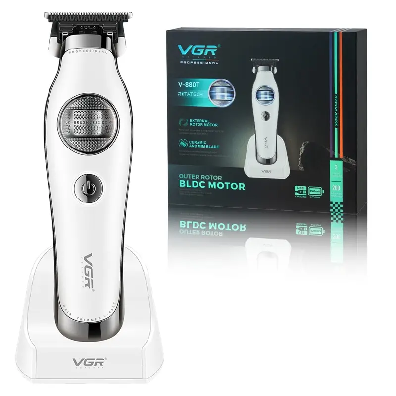 Триммер для стрижки волос VGR V-880T Белый