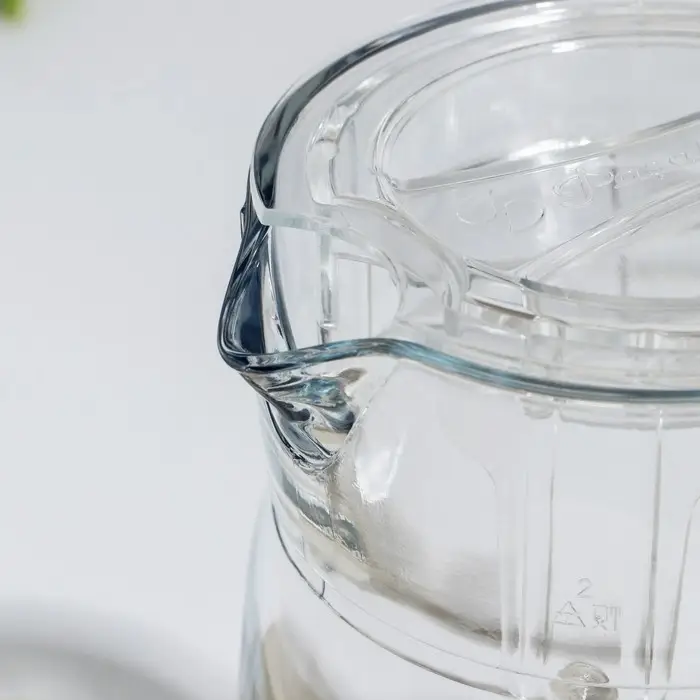 Кувшин стеклянный &laquo;Акватик&raquo;, 1650 мл, прозрачная акриловая крышка