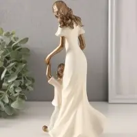 Сувенир полистоун "Мама с сыном" 11,5х7,5х22 см