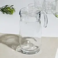 Кувшин стеклянный &laquo;Акватик&raquo;, 1650 мл, прозрачная акриловая крышка