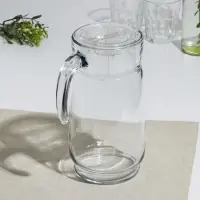 Кувшин стеклянный &laquo;Акватик&raquo;, 1650 мл, прозрачная акриловая крышка