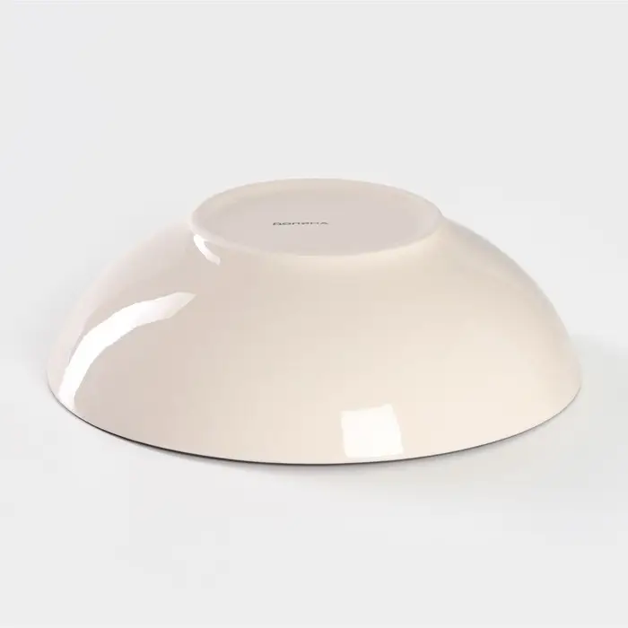 Тарелка керамическая глубокая Доляна &laquo;Морской мир&raquo;, 540 мл, d=18 см, цвет коричневый