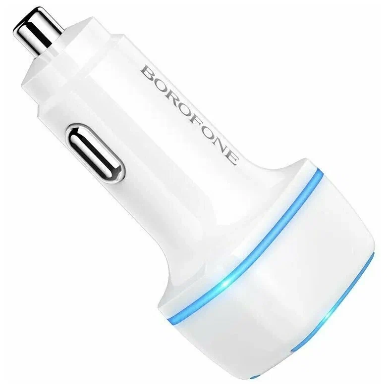 Автомобильное З/У USB Borofone BZ14 (2USB/12W)