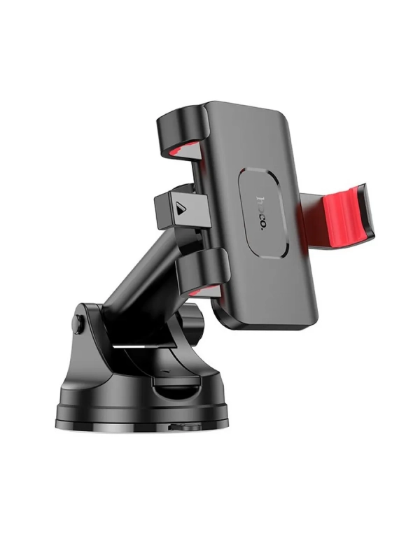 Держатель для смартфона Hoco H22 на торпеду/стекло с телескопической штангой и автоматическим зажимом