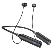 Беспроводные наушники BOROFONE BE64 Perfect neckband черный