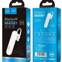 Гарнитура bluetooth E36 hoco белая